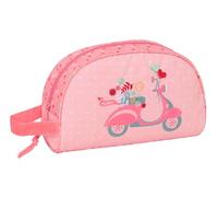 Safta Moos Passion - Neceser Escolar Infantil Pequeño con Asa, Neceser Infantil, Adaptable a Carro, Tejido Reciclable, Cómodo y Versátil, Calidad y Resistencia, 28x10x18 cm