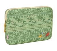 Safta Funda/Mochila MUFASA para portátil 15.6'' para niños, cómoda y resistente Verde/Beige