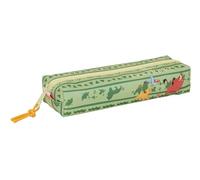 Safta Mufasa - Portatodo Rectangular Niño, Estuche Infantil, Estuche Niño, Ideal para Niños en Edad Escolar, Cómodo y Versátil, Calidad y Resistencia, 22x7x40 cm, Color Verde/Beige