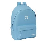 Safta MUNICH BÁSICOS - Mochila para Portátil 15.6" y USB, Ideal para Jóvenes de Diferentes Edades, Tejido Reciclado, Cómoda y Versátil, Calidad y Resistencia, 31x18x44 cm, Color Azul