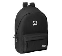 Safta MUNICH BÁSICOS - Mochila para Portátil 15.6" y USB, Ideal para Jóvenes de Diferentes Edades, Tejido Reciclado, Cómoda y Versátil, Calidad y Resistencia, 31x18x44 cm, Color Negro