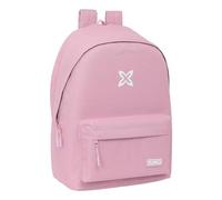 Safta MUNICH BÁSICOS - Mochila para Portátil 15.6" y USB, Ideal para Jóvenes de Diferentes Edades, Tejido Reciclado, Cómoda y Versátil, Calidad y Resistencia, 31x18x44 cm, Color Rosa