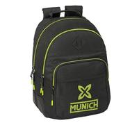 Safta MUNICH BEAT - Mochila Escolar Infantil, Ideal para Niños de Diferentes Edades, Cómoda y Versátil, Calidad y Resistencia, 32x15x42 cm, Color Negro