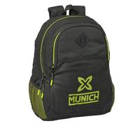 Safta MUNICH BEAT - Mochila Escolar Infantil, Ideal para Niños de Diferentes Edades, Cómoda y Versátil, Calidad y Resistencia, 32x16x44 cm, Color Negro