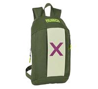 Safta Mini mochila MUNICH BRIGHT – uso diario, cómoda y resistente, 22x10x39 cm, caqui