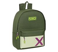 Safta Mochila para portátil MUNICH BRIGHT KHAKI 14.1" cómoda y versátil - 31x16x40 cm Caqui