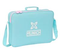 Safta M385-612400385, Cartera Extraescolares Unisex niños, Celeste, Estándar