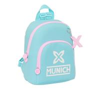 Safta MUNICH HEAVEN - Mini Mochila para Uso Diario, Ideal para Niños de Diferentes Edades, Cómoda y Versátil, Calidad y Resistencia, 25x13x30 cm, Color Celeste