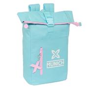 Safta Mochila portaordenador MUNICH Heaven para portátil 15,6" con solapa 28x13x42 cm Celeste