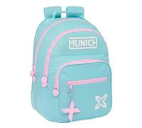 Safta MUNICH HEAVEN - Mochila Escolar Infantil, Ideal para Niños de Diferentes Edades, Cómoda y Versátil, Calidad y Resistencia, 32x15x42 cm, Color Celeste