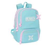 Safta MUNICH HEAVEN - Mochila para Pádel, Mochila de Deporte, Ideal para Diferentes Edades, Cómoda y Versátil, Calidad y Resistencia, 30x17x42 cm, Color Celeste