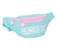 SAFTA Munich Heaven - Riñonera con Bolsillo Exterior, Ideal para Jóvenes y Niños de Diferentes Edades, Cómoda y Versátil, Calidad y Resistencia, 23x9x12 cm, Color Celeste
