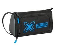 Safta MUNICH IRON - Portatodo con Bolsillo Desplegable Lleno, Estuche Infantil, Estuche Niño, Ideal para Niños en Edad Escolar, Cómodo y Versátil, Calidad y Resistencia, 20x8.5x11 cm, Color