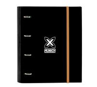 Safta MUNICH LAGOON - Carpeta 4 Anillas de 35 cm con 100 Hojas A4, Ideal para Niños de Diferentes Edades, Cómoda y Versátil, Calidad y Resistencia, 27x3.5x32 cm