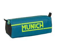 Safta MUNICH LAND - Portatodo con cremallera y compartimiento, Estuche Infantil, Estuche Niño, Ideal para Niños en Edad Escolar, Cómodo y Versátil, Calidad y Resistencia, 21x7x8 cm