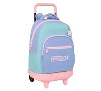 Safta MUNICH MELLOW - Mochila Grande con Ruedas, Compacta, Extraíble, Ideal para Niños de Diferentes Edades, Cómoda y Versátil, Calidad y Resistencia, 33x22x45 cm