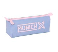SAFTA Munich Mellow - Portatodo con Cremallera y Compartimiento, Estuche Infantil, Estuche Niño, Ideal para Niños en Edad Escolar, Cómodo y Versátil, Calidad y Resistencia, 21x7x8 cm