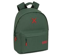 Safta - MUNICH - Mochila Juvenil para Portátil 14.1", Ideal para Jóvenes de Diferentes Edades, Cómoda y Versátil, Calidad y Resistencia, 31x16x41 cm, Color Verde