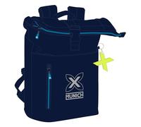 MUNICH NAUTIC Mochila portaordenador 15,6" con solapa Azul marino 28x13x42 cm Cómoda y versátil