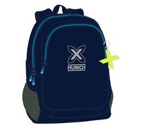 Safta MUNICH NAUTIC - Mochila Escolar Infantil, Ideal para Niños de Diferentes Edades, Cómoda y Versátil, Calidad y Resistencia, 32x16x44 cm, Color Azul Marino