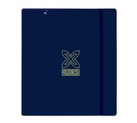 Safta MUNICH NORTH - Carpeblock con 4 Anillas de 35 mm, con Recambio, con 100 Hojas A4, Ideal para Niños de Diferentes Edades, Cómoda y Versátil, Calidad y Resistencia, 27x4x32 cm