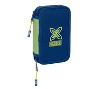 Safta Munich North - Estuche Escolar Niño, Estuche con Colores, con 29 Útiles Incluidos, Ideal para Niños de 5 a 14 Años, Cómodo y Versátil, Calidad y Resistencia, 12.5x4x19.5 cm