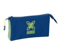 SAFTA Munich North - Portatodo Triple, Estuche Infantil, Estuche Niño, Ideal para Niños en Edad Escolar, Cómodo y Versátil, Calidad y Resistencia, 22x3x12 cm