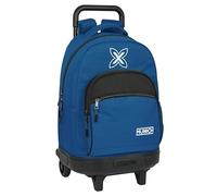 Safta MUNICH ULTRAMAR - Mochila Grande con Ruedas, Compacta, Extraíble, Ideal para Niños de Diferentes Edades, Cómoda y Versátil, Calidad y Resistencia, 33x22x45 cm, Color