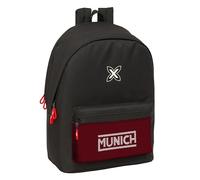 Safta MUNICH VULCAN - Mochila para Portátil 15.6" y USB, Ideal para Jóvenes de Diferentes Edades, Tejido Reciclado, Cómoda y Versátil, Calidad y Resistencia, 31x18x44 cm