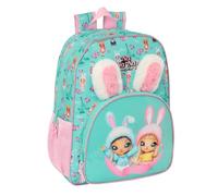 Safta Mochila escolar niño NANANA BUNNY – adaptable a carro, cómoda y versátil, 33x14x42 cm