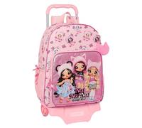 Mochila Escolar NA! NA! NA! SURPRISE Fabulous, Grande 42 cm. Con Carro