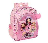 Safta NANANA FABULOUS - Mochila Escolar Niño, Mochila Infantil, Adaptable a Carro, Ideal para Niños en Edad Escolar, Cómoda y Versátil, Calidad y Resistencia, 32x12x38 cm, Color Rosa