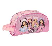 Safta NANANA Fabulous - Neceser Grande Niño, Neceser Infantil, Adaptable a Carro, Ideal para Niños de 5 a 14 Años, Cómodo y Versátil, Calidad y Resistencia, 26x16x9 cm, Color Rosa