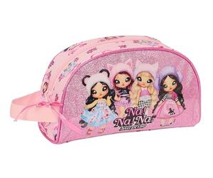 Safta NANANA FABULOUS - Neceser Grande Niño, Neceser Infantil, Adaptable a Carro, Ideal para Niños de 5 a 14 Años, Cómodo y Versátil, Calidad y Resistencia, 26x16x9 cm, Color Rosa