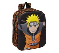 Safta NARUTO - Mochila de Guardería 3D, Fácil Limpieza, Ideal para Niños de Diferentes Edades, Cómoda y Versátil, Calidad y Resistencia, 22x10x27 cm
