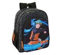 Safta NARUTO - Mochila Escolar Niño, Mochila Infantil, Adaptable a Carro, Ideal para Niños en Edad Escolar, Cómoda y Versátil, Calidad y Resistencia, 32x12x38 cm