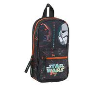 safta Neceser con 4 Estuches de Star Wars The Dark Side, 120x50x230mm, Negro/Naranja, M (M847)