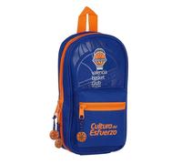 Safta Neceser con 4 Estuches de Valencia Basket, 120x50x230mm Plumier mochila
