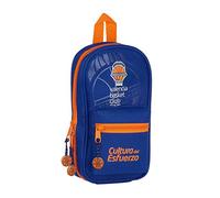 SAFTA Neceser con 4 Estuches y Útiles de Valencia Basket, 120x50x230mm