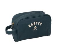 SAFTA | Neceser Harper & Neyer, Organizador Escolar con Compartimento Principal y Cremallera, Interior Forrado con Organizadores Interiores, Bolsa de Aseo Escolar, Medidas 24x10x15 cm