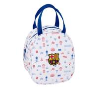 Safta | Neceser Termo FC Barcelona Preescolar, Interior Forrado de Aluminio Frío-Calor, Asa de Mano Superior, Cierre con Cremallera, Medidas 19x14x22 cm