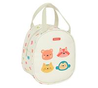 Safta - Neceser Termo Preescolar, Neceser Infantil, Adaptable a Carro, Ideal para Niños de 5 a 14 Años, Cómodo y Versátil, Calidad y Resistencia, 19x14x22 cm, Color Crema