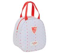 Safta | Neceser Termo Sevilla FC Preescolar, Interior Forrado de Aluminio Frío-Calor, Asa de Mano Superior, Cremallera con Tirador, Medidas 19x14x22 cm