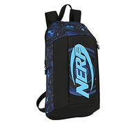 Safta Mochila NERF Boost Mini – Uso diario, cómoda y versátil, 22x10x39 cm, Negro