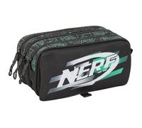 SAFTA NERF Game - Portatodo Triple Big, Estuche Infantil, Estuche Niño, Ideal para Niños en Edad Escolar, Cómodo y Versátil, Calidad y Resistencia, 21.5x8x10 cm