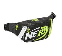 Safta NERF Get Ready - Riñonera con Bolsillo Exterior, Ideal para Jóvenes y Niños de Diferentes Edades, Cómoda y Versátil, Calidad y Resistencia, 23x9x12 cm, Color Negro
