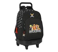Mochila Escolar ONE PIECE, Grande 45 cm. Con Carro