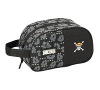 Safta One Piece Pirates - Neceser Escolar Infantil Mediano con Asa, Neceser Infantil, Adaptable a Carro, Fácil Limpieza, Cómodo y Versátil, Calidad y Resistencia, 26x12x15 cm
