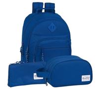 SAFTA | Pack 3 Piezas BLACKFIT8 OXFORD Mochila, Estuche y Neceser BLACKFIT8 - Mochila, Estuche y Neceser Diseño Único y Licencia Oficial BLACKFIT8