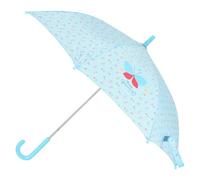 Safta-Paraguas Manual 48 Cm Blackfit8 Mariposa 48Xxcm, Dibujos Animados, Multicolor (342243119)